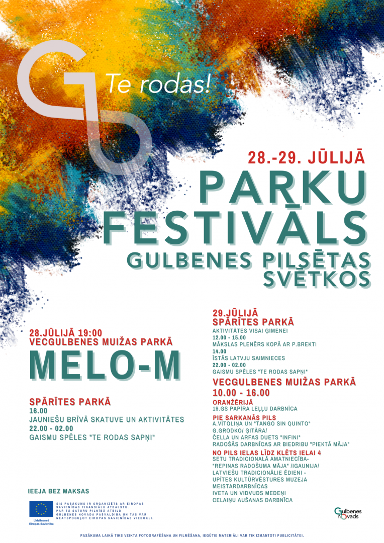 Parku festivāls Gulbenē 28.-29.07.