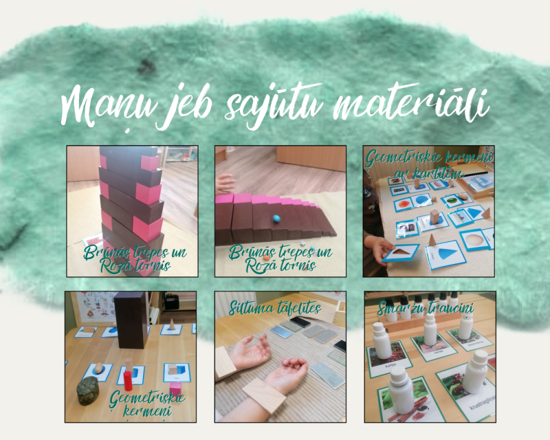 Attēls: Maņu jeb sajūtu materiāli