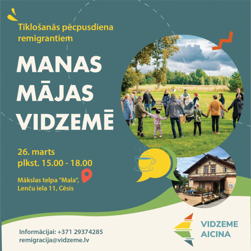 Attēls: manas mājas Vidzemē - tīklošanās pēcpusdiena Cēsīs