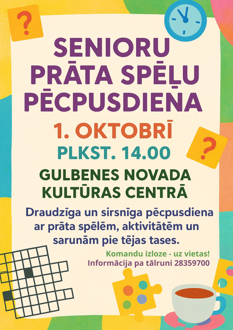 Prāta spēles senioriem