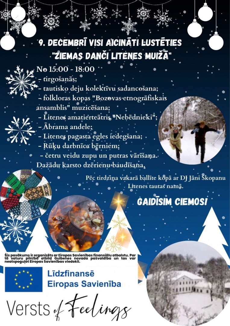 Vizuālis: Ziemas lustes Litenes muižā