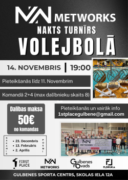 Nakts turnīrs volejbolā