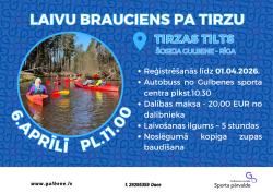 Laivu brauciens pa Tirzu