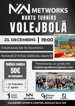 Nakts turnīrs volejbolā