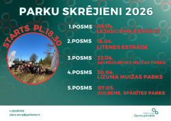 Parku skrējieni 2026