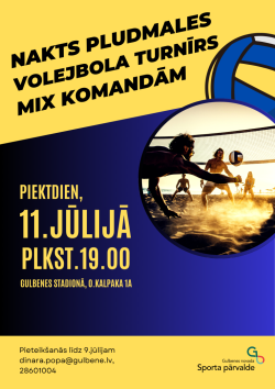 Nakts turnīrs volejbolā