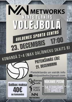 Nakts turnīrs volejbolā