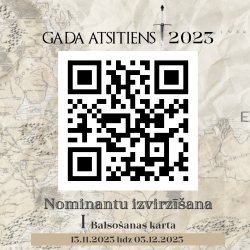 "Gada atsitiens 2023" 1.kārtas balsošana ir sākusies