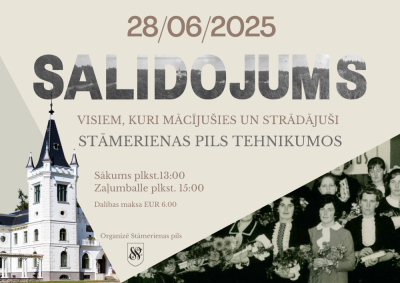 Afiša: Salidojums Stāmerienas pilī