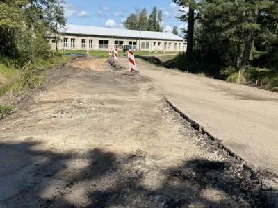 Attēls: Dzelzceļa ielas būvdarbi
