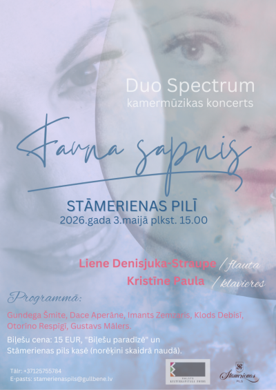 Afiša: Kamermūzikas koncerts “Fauna sapnis”