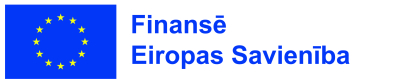 Logo: finansē Eiropas savienība