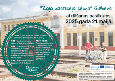 Afiša: Zaļā dzelzceļa celiņa atklāšana