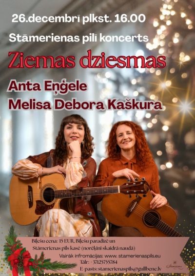 Afiša: Koncerts "Ziemas dziesmas"