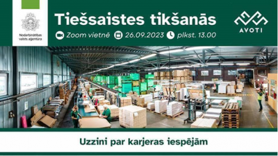 Afiša: Būs tiešsaistes tikšanās par darba un karjeras iespējām uzņēmumā SIA AVOTI