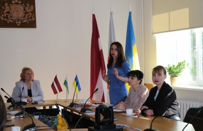 Attēls: Tikšanās ar Ukrainas pašvaldību 10.05. 