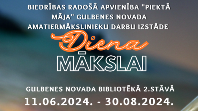 Attēls: Amatiermākslinieku darbu izstāde "Diena mākslai"