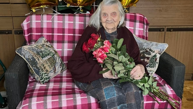 Attēls: simtgadniece Velta Sieka