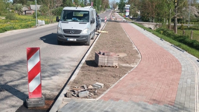 Attēls: Brīvības ielas pārbūves darbi
