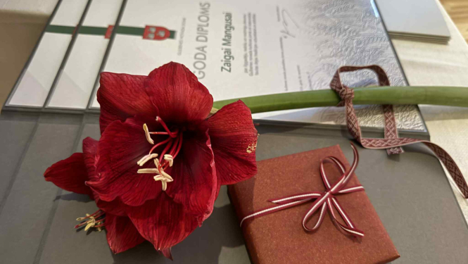 Attēls: Apbalvojumu pasniegšana 18.novembri 2025