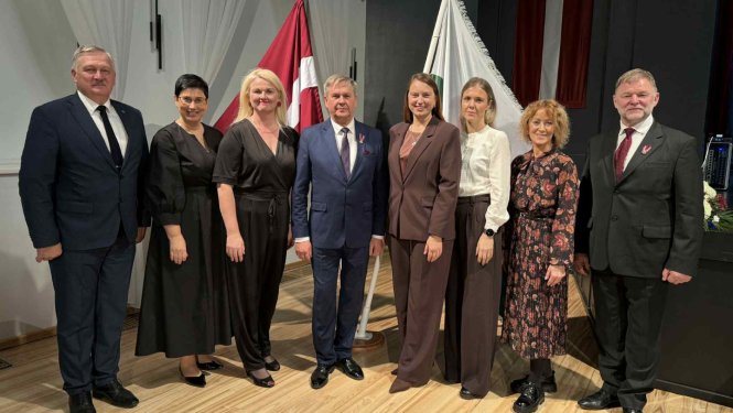 Attēls: Sadarbības partneri no Igaunijas un Lietuvas ciemojas Gulbenē