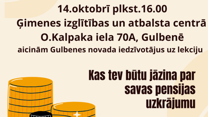 Attēls: aicina uz izglītojošu lekciju