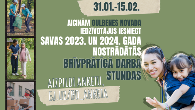 Attēls: Aicina iesniegt brīvprātīgā darba paveikto