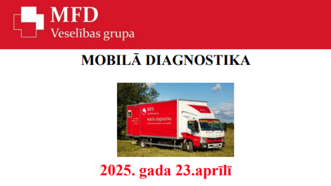 Attēls: Mobilā diagnostika Gulbenē aprīlī