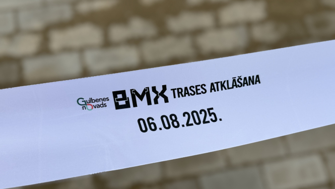 Attēls: BMX trases Gulbenē atklāšana