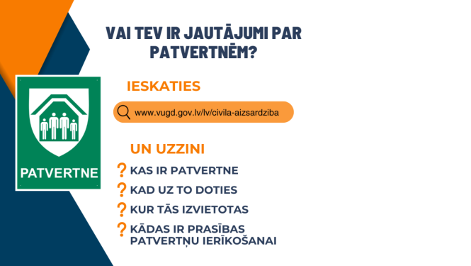 Attēls: VUGD sagatavojis biežāk uzdotos jautājumus un atbildes par patvertnēm