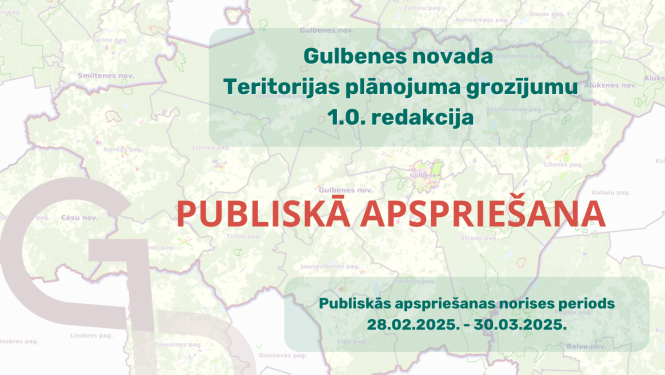 Attēls: Par Gulbenes novada Teritorijas plānojuma grozījumu 1.0 redakcijas nodošanu publiskajai apspriešanai