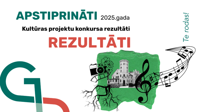 Attēls: Par 2025. gada Kultūras projektu konkursa rezultātiem