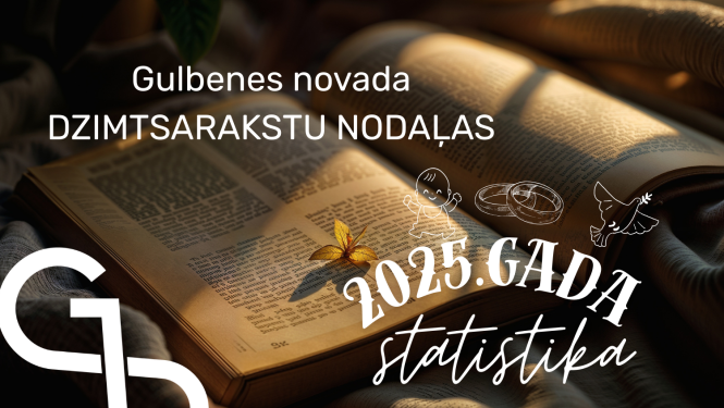 Attēls: Dzimtsarakstu statistika 2025