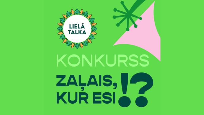 Zaļais, kur esi? Meklējam! Konkurss!