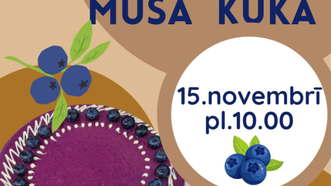 Afiša: Meistarklase "Melleņu musa kūka"