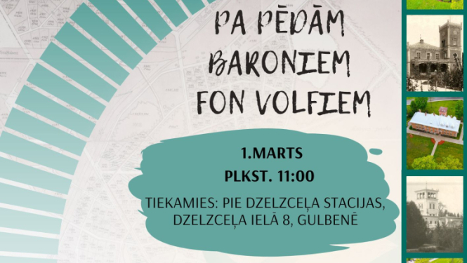 Attēls: Dodies izzinošā pārgājienā "Pa pēdām baroniem fon Volfiem"!