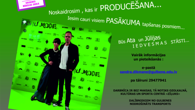 Attēls: pasākumu producēšanas darbnīca