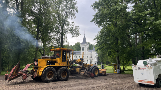 Stāmerienas pilse autostāvvietas laukuma projekts