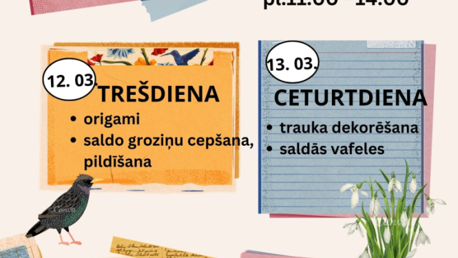 Afiša: Radošās dienas skolēniem