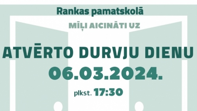 Attēls: Atvērto durvju diena Rankas pamatskolā