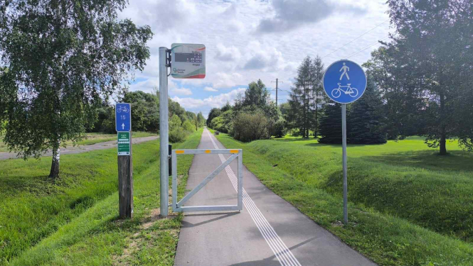 Attēls: Zaļie ceļi veloceliņš Gulbenē