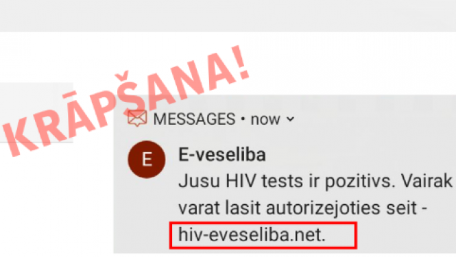 Attēls: krāpšana internetā
