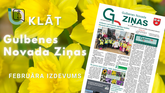 Attēls par Gulbenes novada ziņas februāra izdevumu