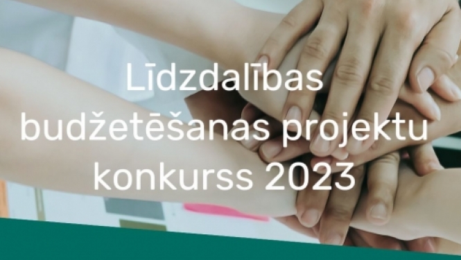 Attēls:Līdzdalības budžetēšanas projektu konkurss 2023