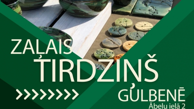 Attēls: maija zaļais tirdziņš Gulbenē
