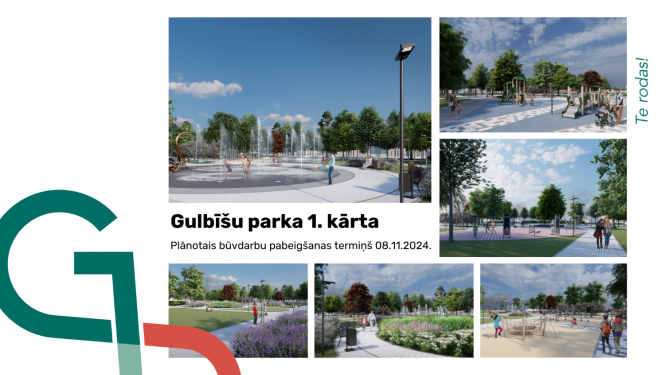 Attēls: Gulbīšu parks 1. kārta