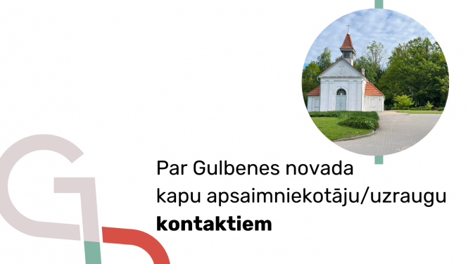 Attēls: kapu apsaimniekošana novadā