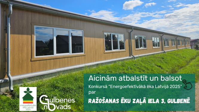 Attēls: balso par ēku Zaļā iela 3, Gulbenē