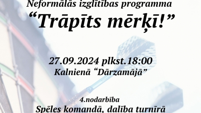 Attēls: neformālās izglītības programma Kapo