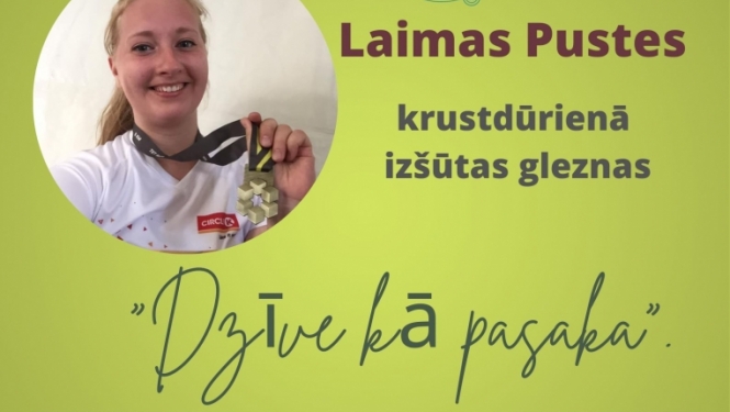 Laimas Pustes krustdūrienā izšūtās gleznas